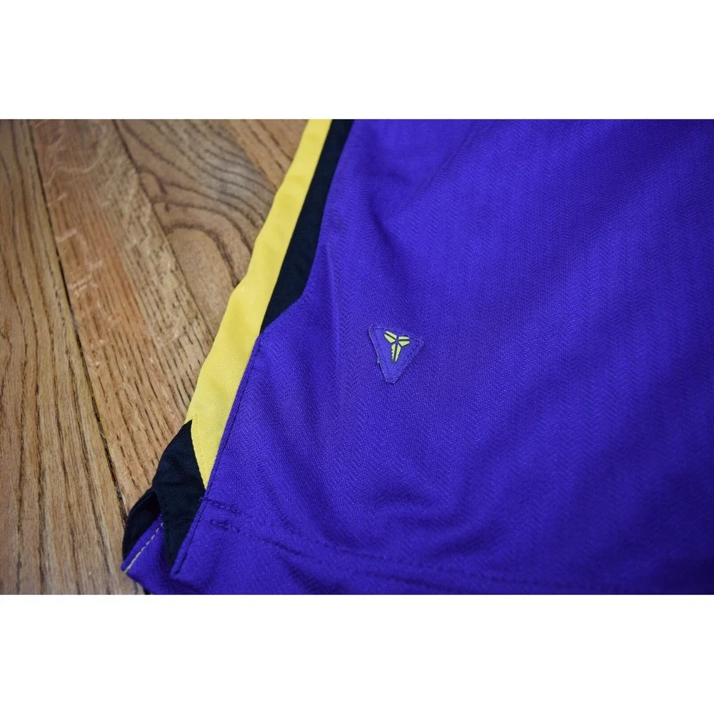 Nike‎ Kobe Bryant Mamba Basketball Shorts Purple Yellow Gold Men's Size Small